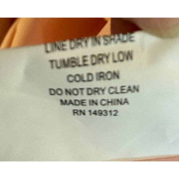 NWT Pink Ruffled Floral Mini Dress Ties in Back V-Neck Medium - Picture 4 of 11